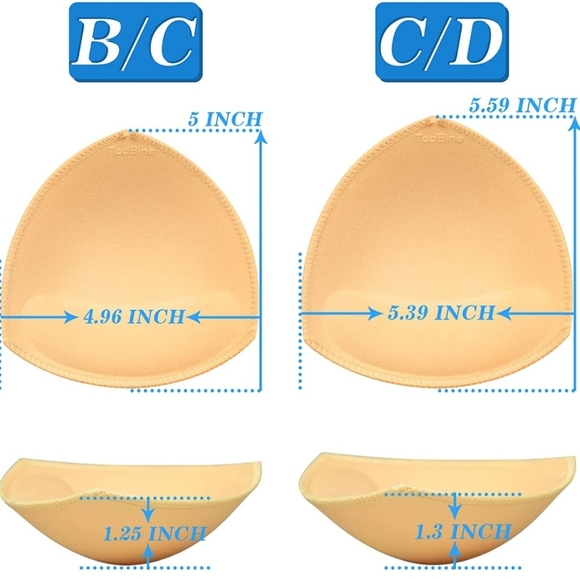 NEW never used Bra Pad Inserts size C/D - Picture 8 of 8